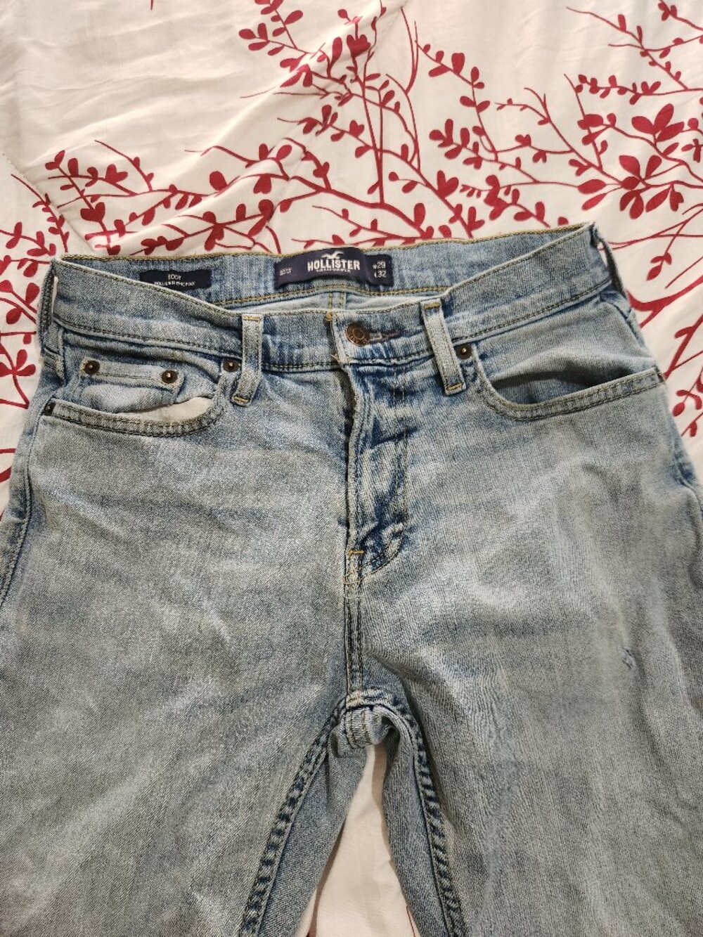Hollister boot epic flex light blue jeans